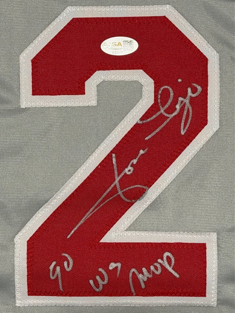 Jose Rijo Signed Cincinnati Reds Custom Jersey w/ 90 WS MVP JSA Witness COA G