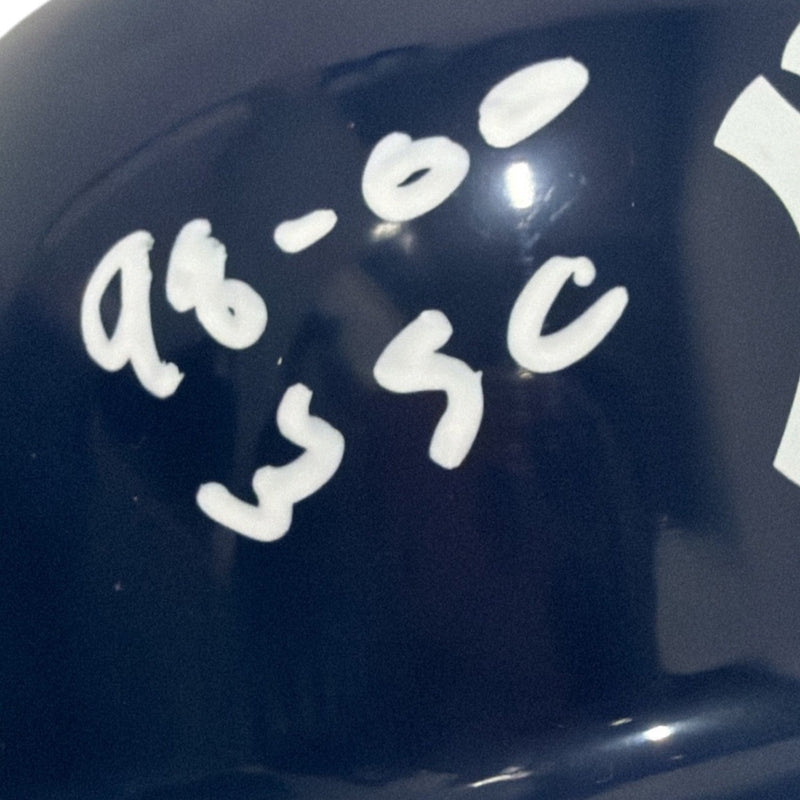 Chuck Knoblauch Signed Yankees Mini Helmet w/ 98-00 WSC + 4x AS JSA Witness COA