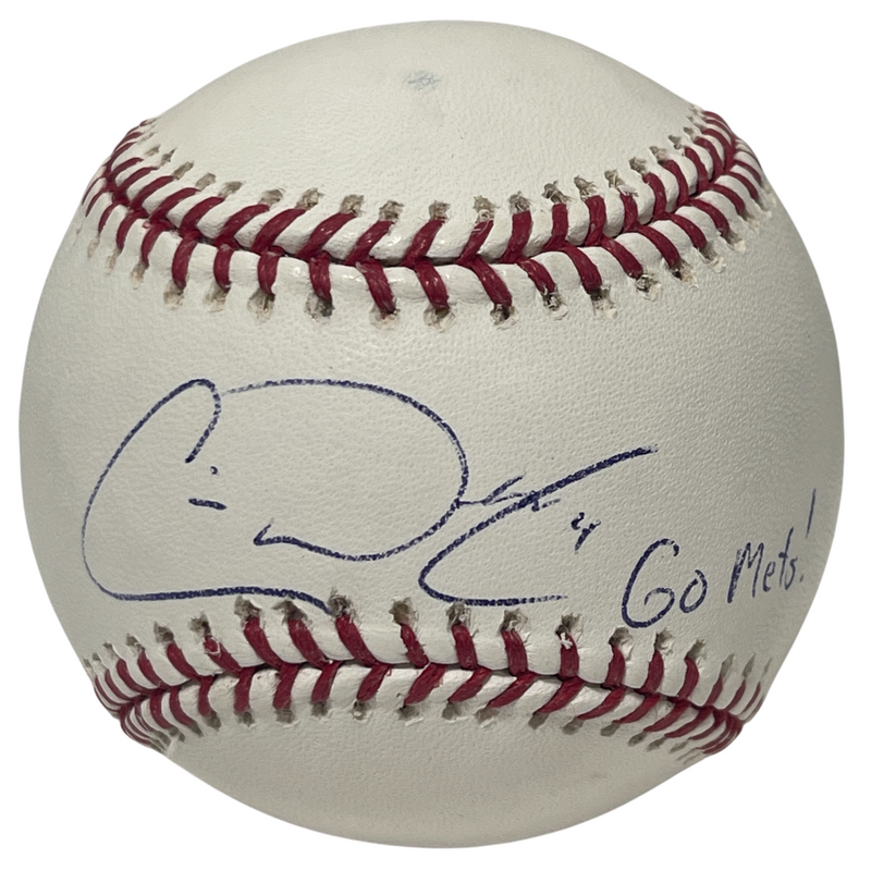 Chris Woodward Signed Autographed ROMLB Baseball w/ Go Mets! Inscription JSA COA