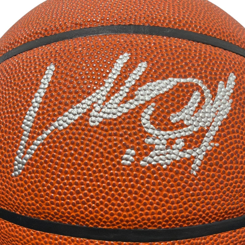 Charles Oakley Signed Autographed Wilson NBA Basketball JSA Witness COA