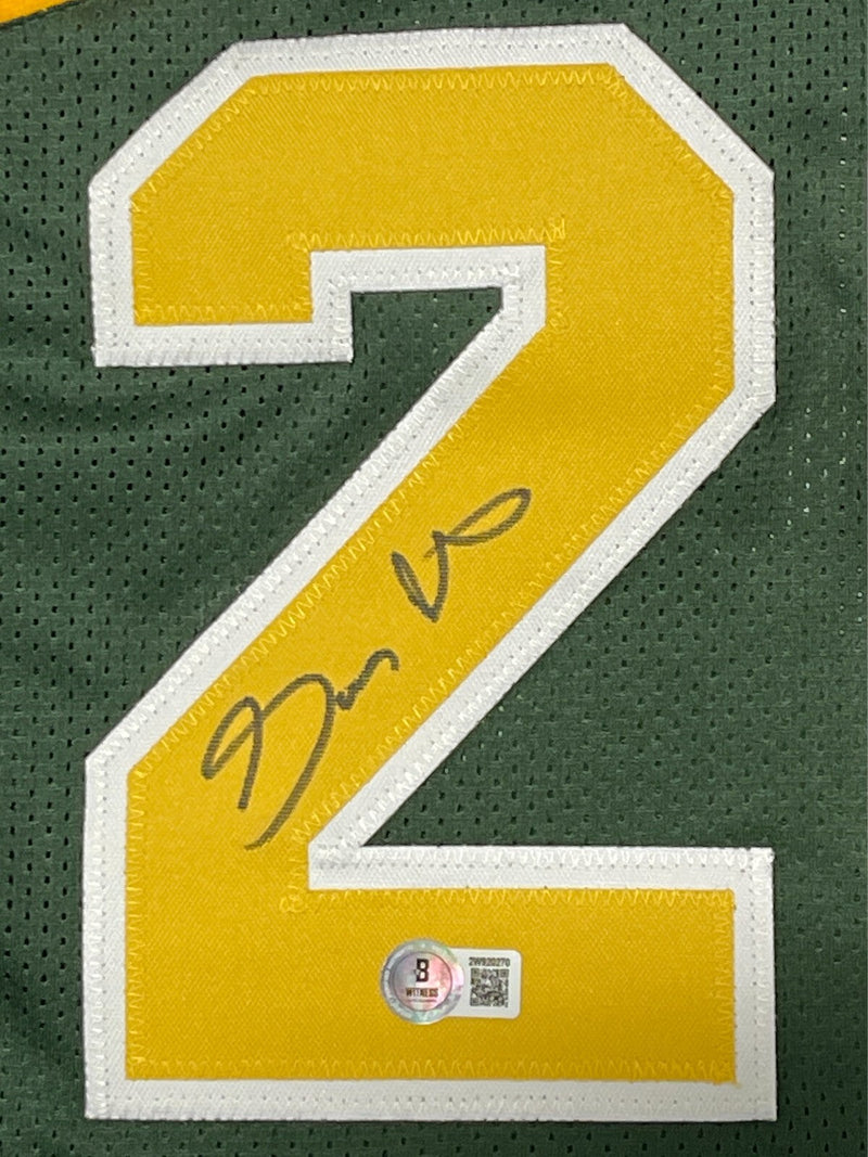 Gary Payton Signed Seattle Supersonics Custom Jersey Beckett Witness BAS COA