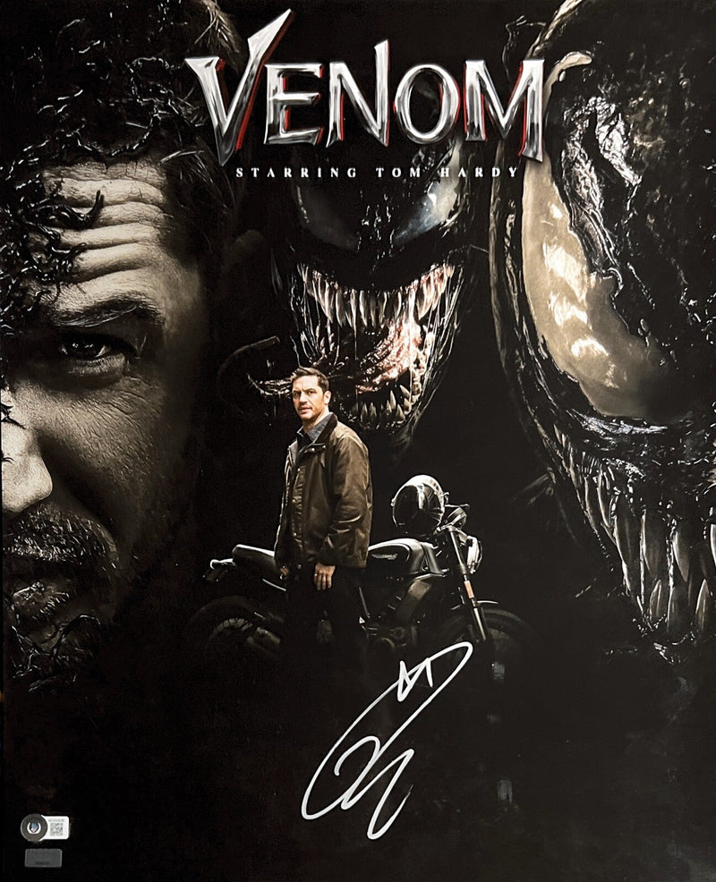 Tom Hardy Signed Auto Venom 16x20 Photo Beckett BAS COA Celebrity Authentics LE