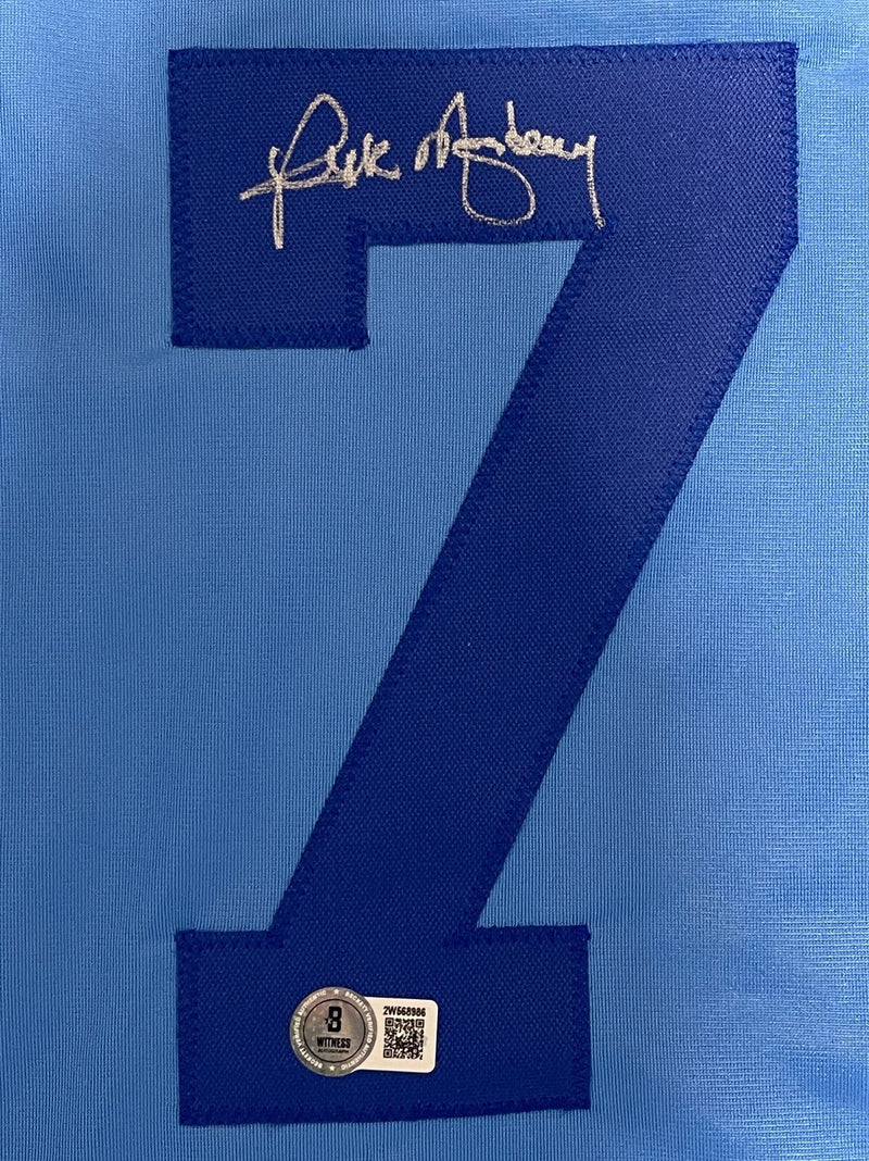 Rick Monday Signed Chicago Cubs Custom Jersey Beckett Witness BAS COA