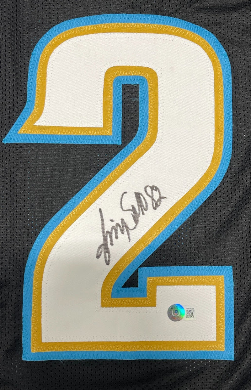 Jimmy Smith Signed Jacksonville Jaguars Custom Jersey Beckett Witness BAS COA