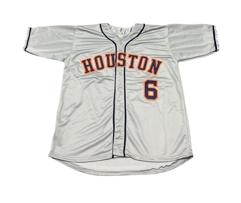 Jake Meyers Signed Houston Astros Custom Jersey Beckett Witness BAS COA