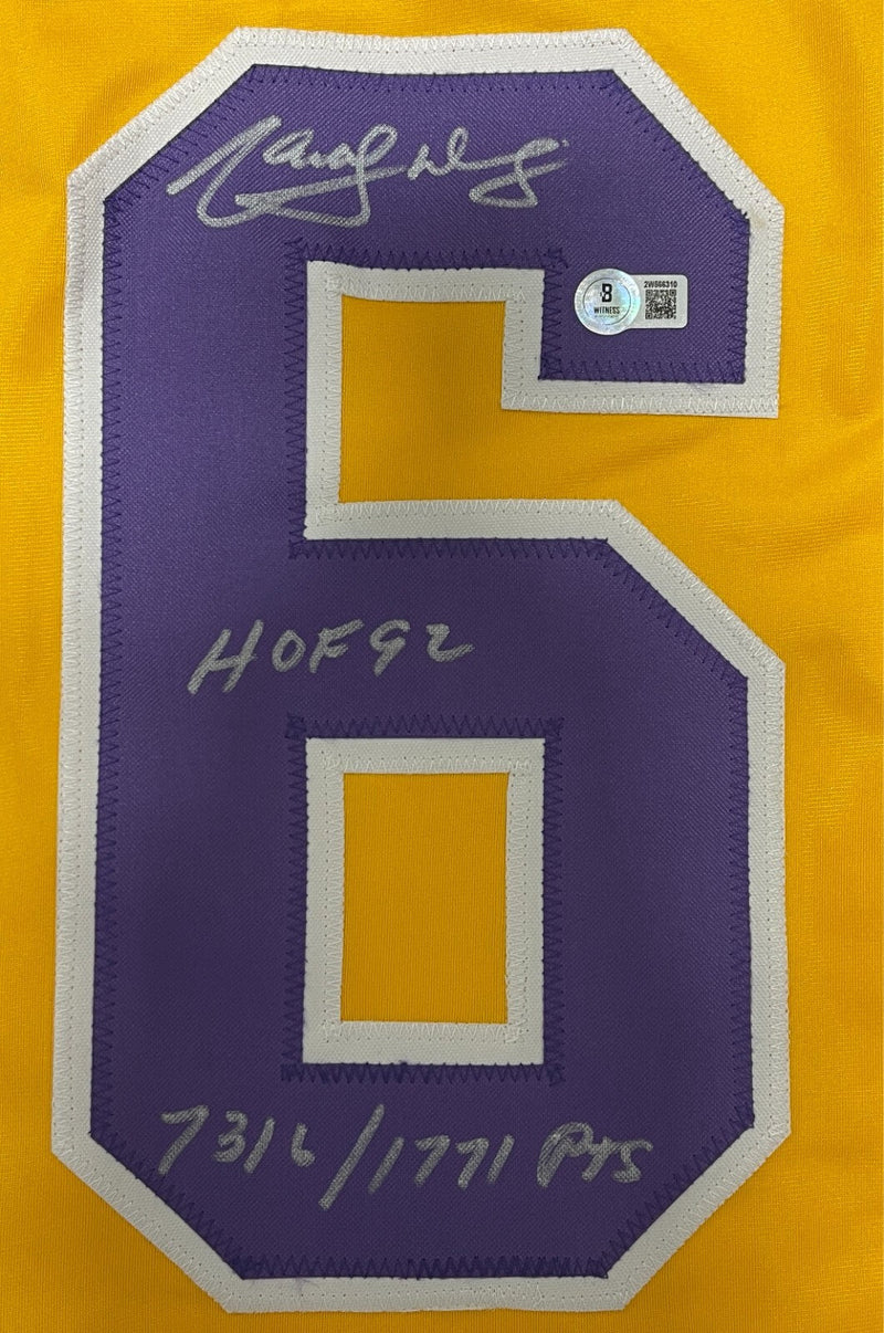 Marcel Dionne Signed LA Kings Custom Jersey w/ 2 Insc Beckett W BAS COA