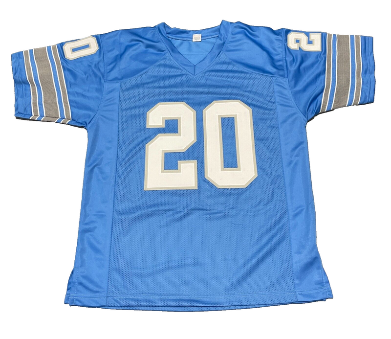 Billy Sims Signed Detroit Lions Custom Jersey w/ 80 ROY Beckett Witness BAS COA