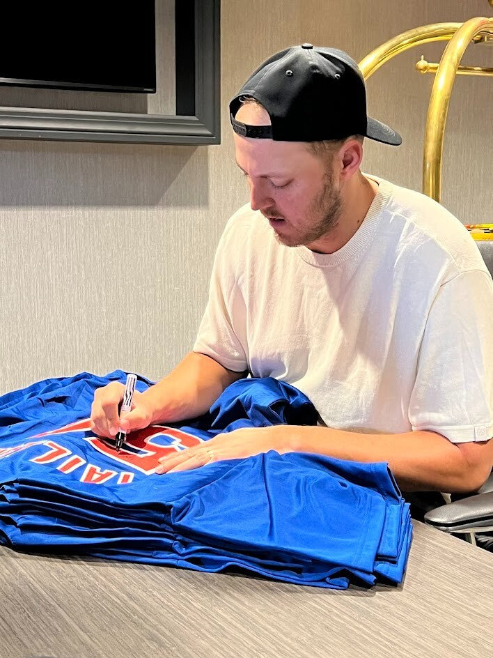 Jameson Taillon Signed Chicago Cubs Custom Jersey w/ Fly The W Beckett W BAS COA