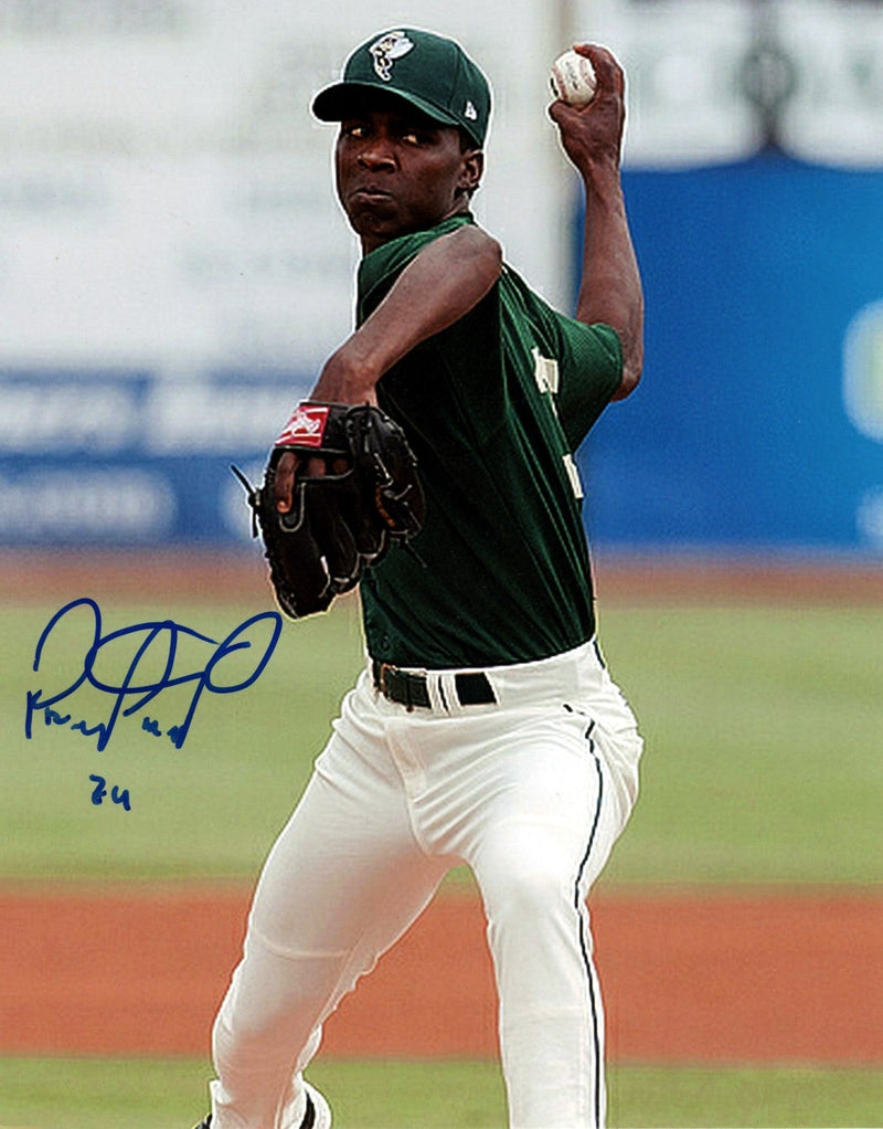 Rafael Montero Signed Autographed Sand Gnats 8x10 Photo LSCM COA #4 Mets