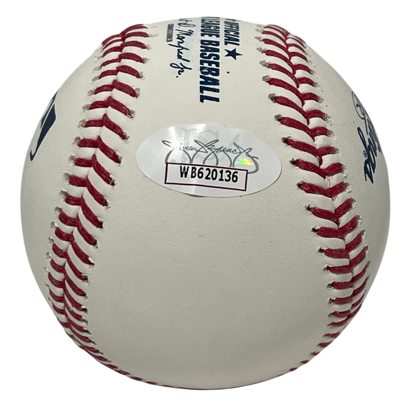 Livan Hernandez Signed Autographed ROMLB Baseball w/ MVP 1997 WS JSA COA