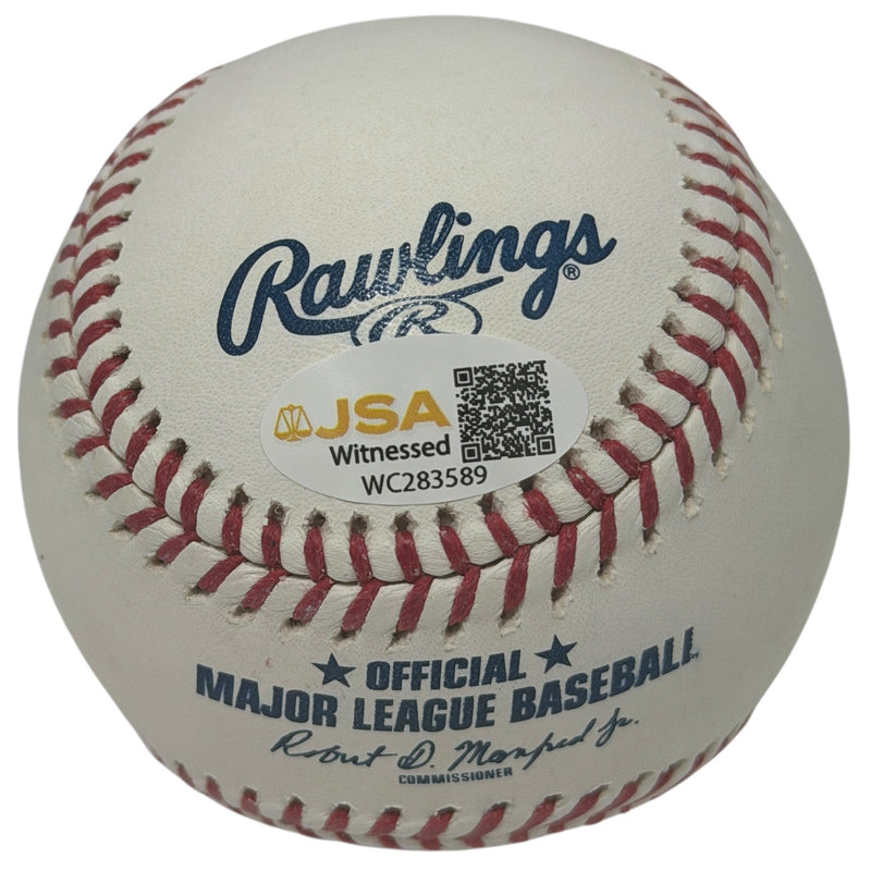 Ron Kittle Signed Autographed ROMLB Baseball w/ 83 AL ROY JSA WITNESS COA