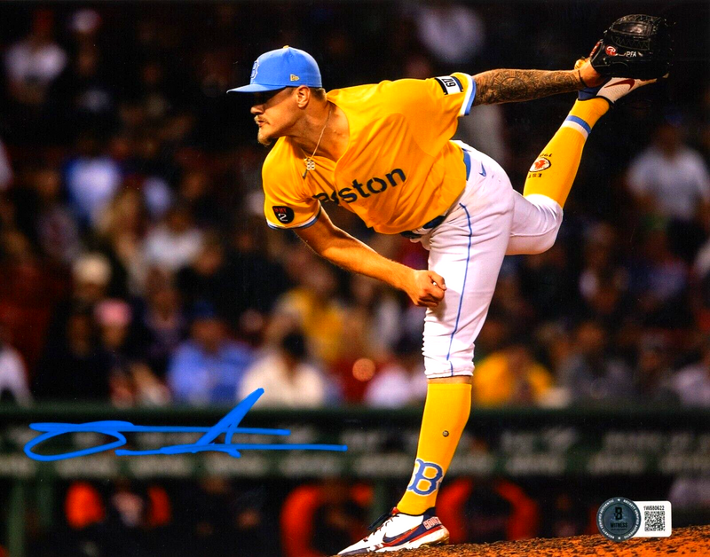 Tanner Houck Signed Boston Red Sox 8x10 Photo Beckett Witness BAS COA #2