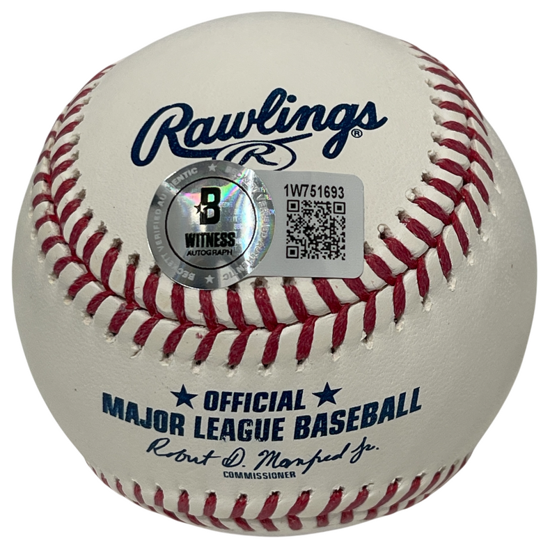 Bartolo Colon Signed ROMLB Baseball w/ Big Sexy Beckett Witness BAS COA
