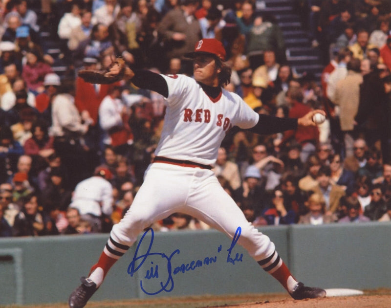 Bill "Spaceman" Lee Signed Autographed Boston Red Sox 8x10 Photo LSCM COA #1