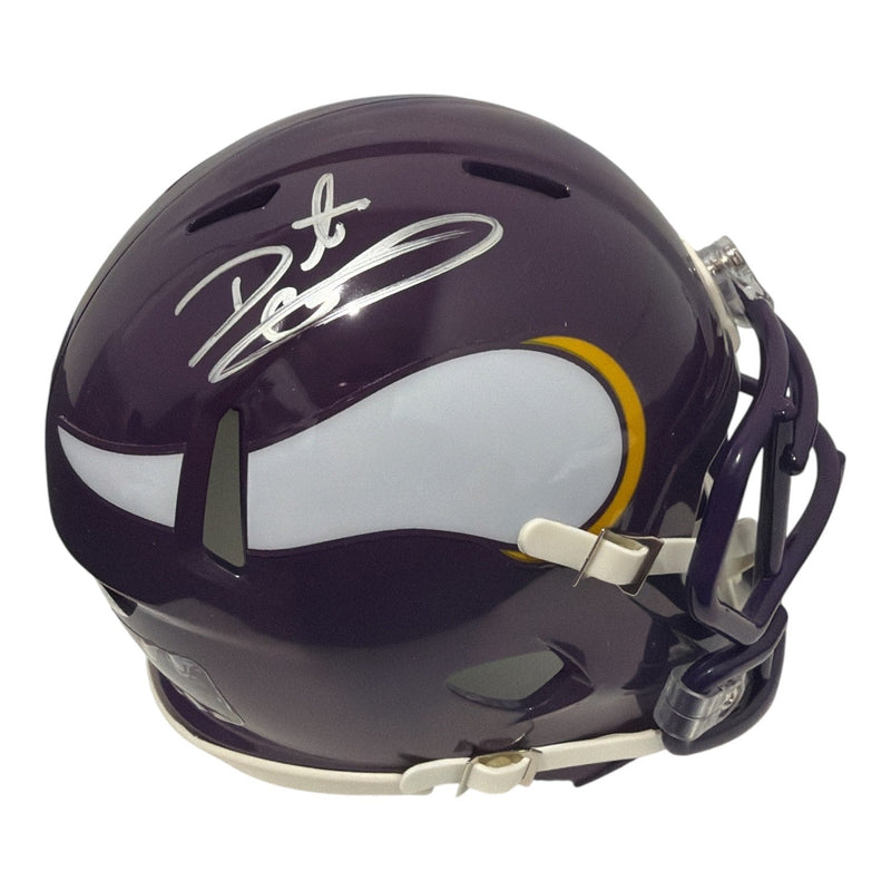 Daunte Culpepper Signed Minnesota Vikings TB Mini Helmet JSA Witness COA