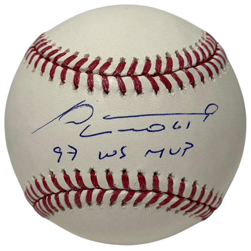 Livan Hernandez Signed Autographed ROMLB Baseball w/ 97 WS MVP JSA Witness COA