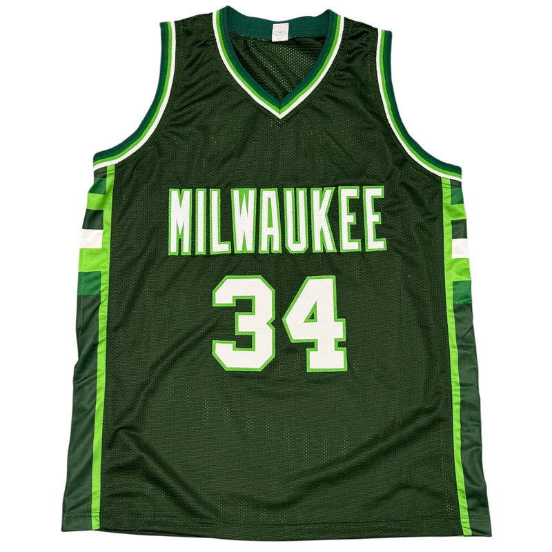 Terry Cummings Signed Milwaukee Bucks Custom Jersey Beckett Witness BAS COA B