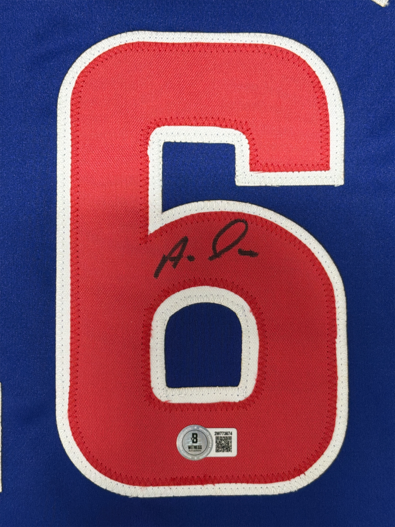 Aramis Ramirez Signed Chicago Cubs Custom Jersey Beckett Witness BAS COA