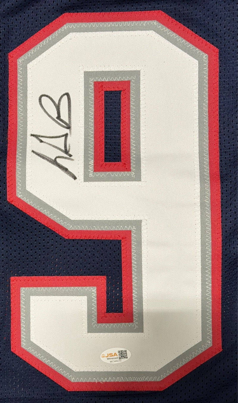 LeGarrette Blount Signed New England Patriots Custom Jersey JSA Witness COA