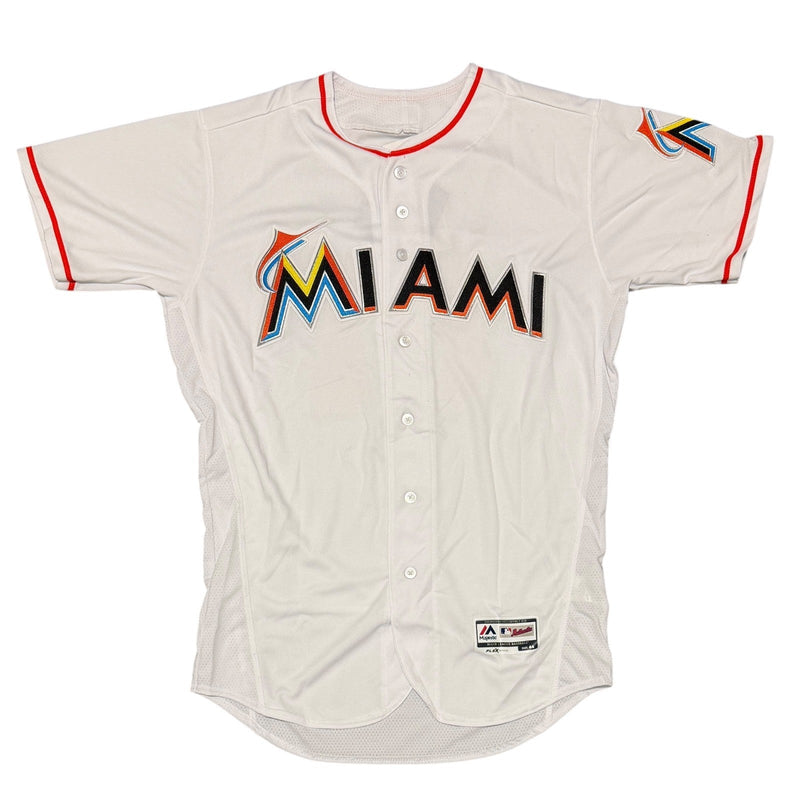 Ichiro Suzuki Signed Miami Marlins Majestic Authentic Jersey JSA COA + IS HOLO