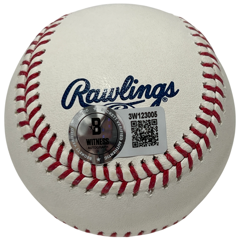 Frank Thomas Signed Autographed HOF ROMLB Baseball Beckett Witness BAS COA