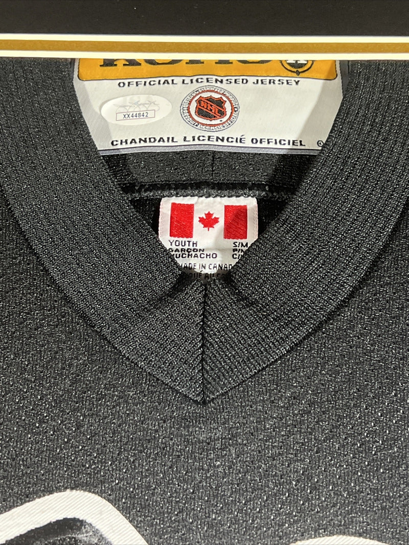 Mario Lemieux Signed Framed KOHO Jersey Pittsburgh Penguins JSA LOA