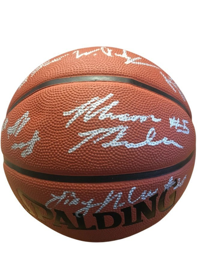 2009 Jordan Brand Classic Signed Auto Spalding NBA Basketball JSA Wall Cousins +