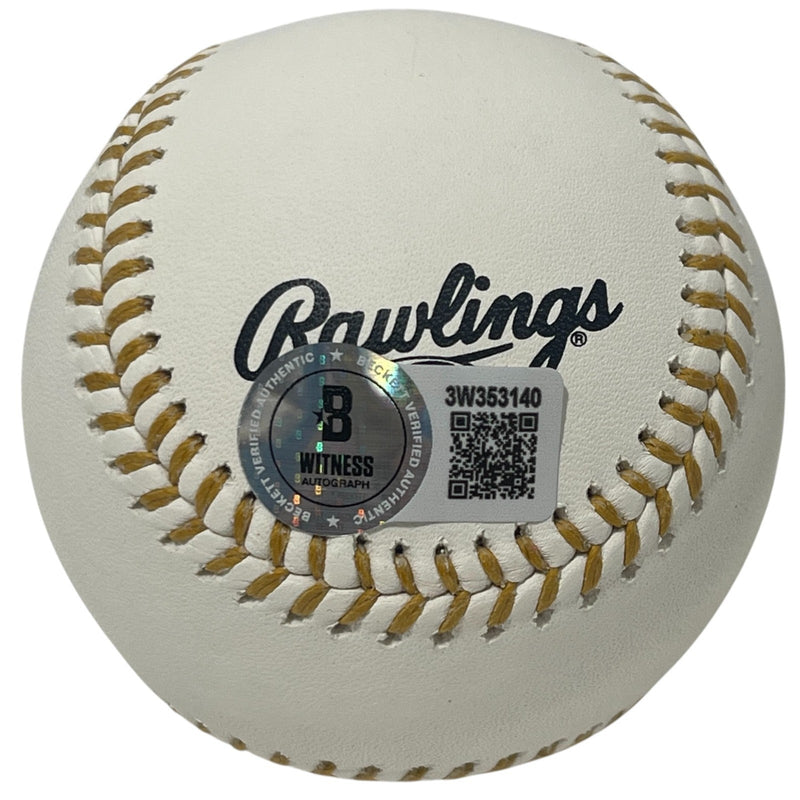 Bill Mazeroski Signed Gold Glove Baseball w/ 8x GG Beckett Witness BAS COA