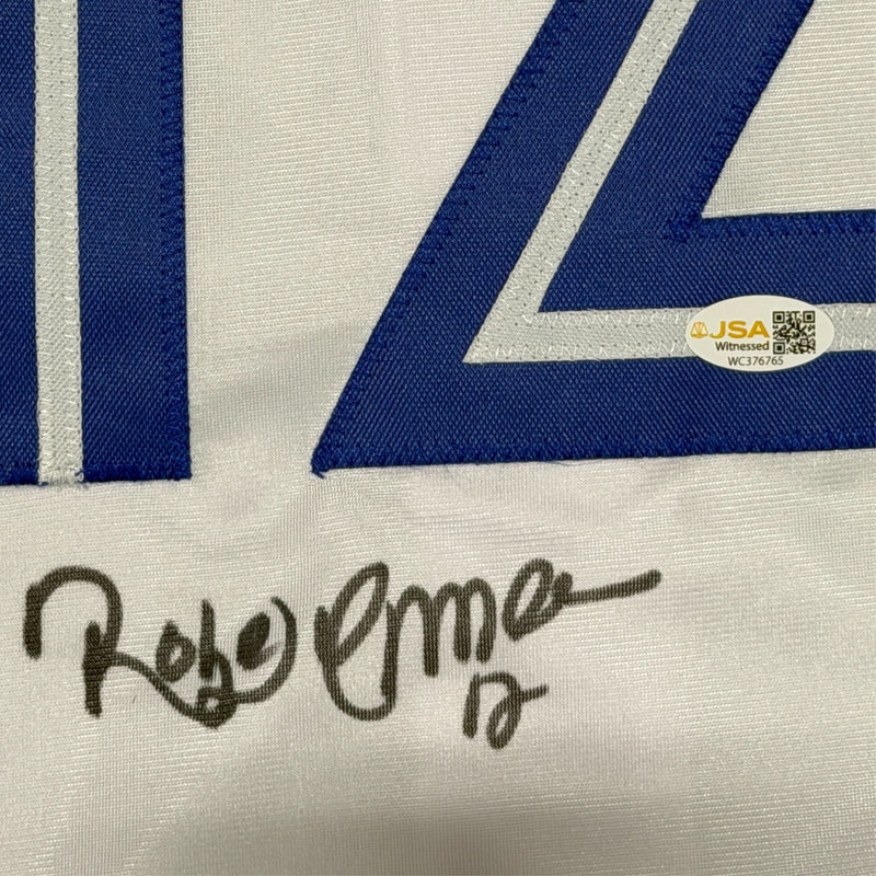 Roberto Alomar Signed Toronto Blue Jays Custom Jersey JSA Witness COA
