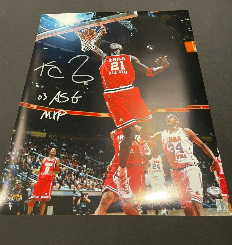 Kevin Garnett Signed Auto NBA ALL STAR 16x20 Photo "03 ASG MVP" PSA ITP COA