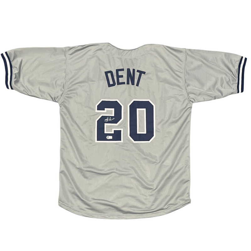 Bucky Dent Signed New York Yankees Custom Jersey Beckett Witness BAS COA