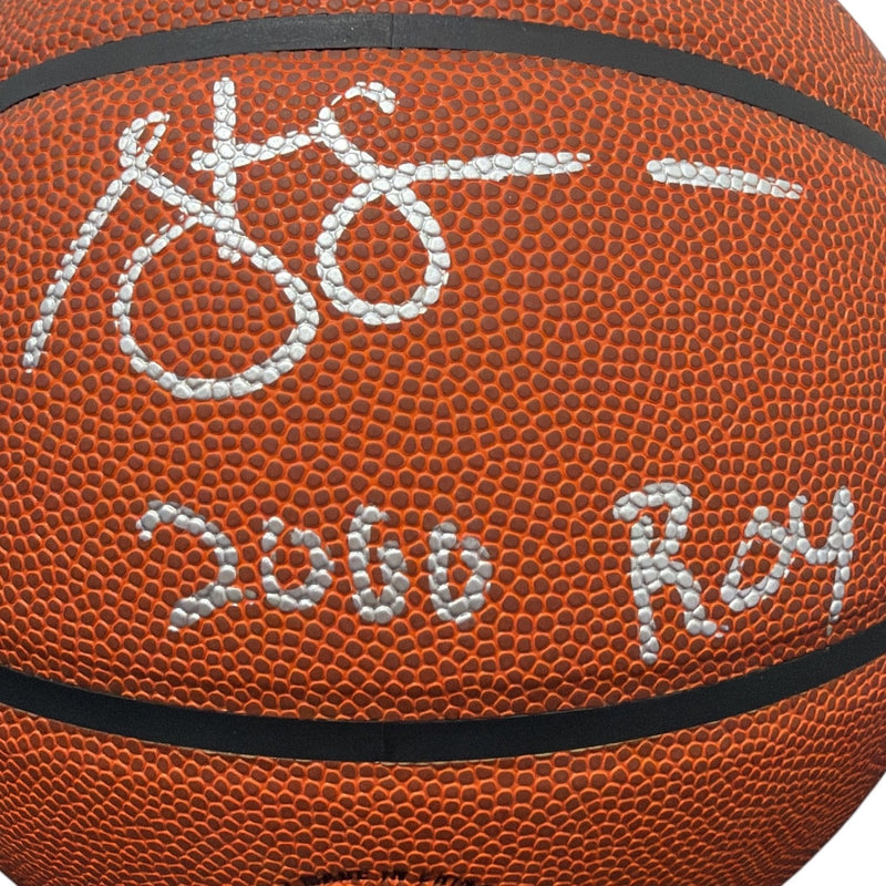 Steve Francis Signed Houston Rockets Wilson NBA Basketball w/ 2000 ROY JSA W COA