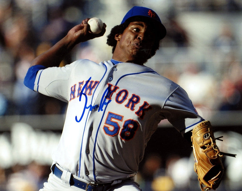 Jenrry Mejia Signed Autographed New York Mets 8x10 Photo LSCM COA #6