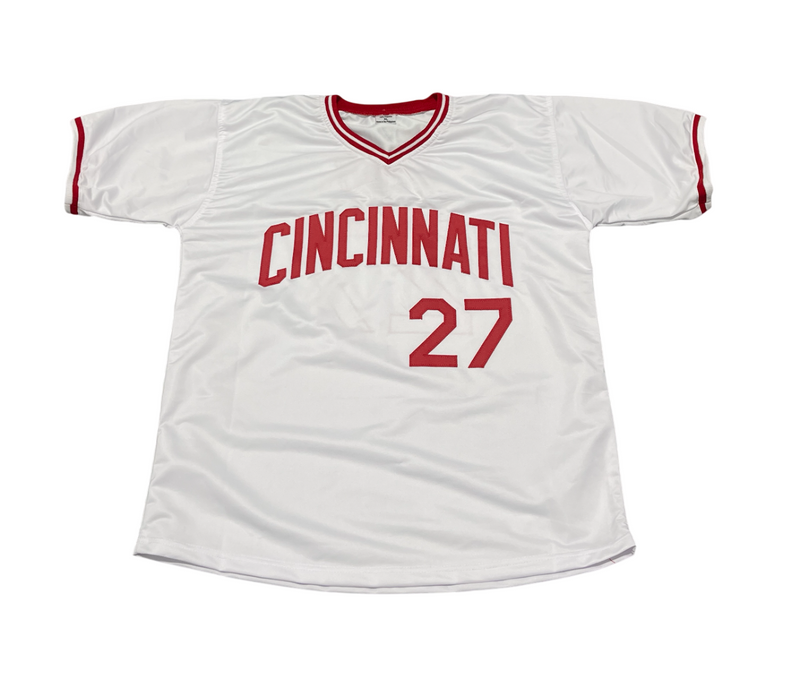 Jose Rijo Signed Cincinnati Reds Custom Jersey Beckett Witness BAS COA