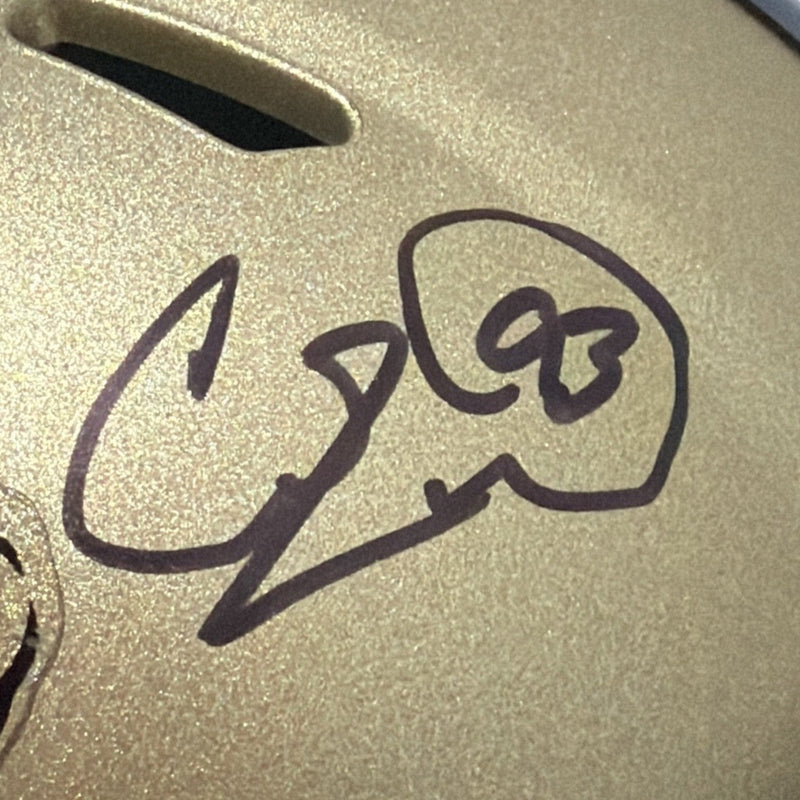Charlie Ward Signed Autographed Heisman Logo Speed Mini Helmet JSA Witness COA