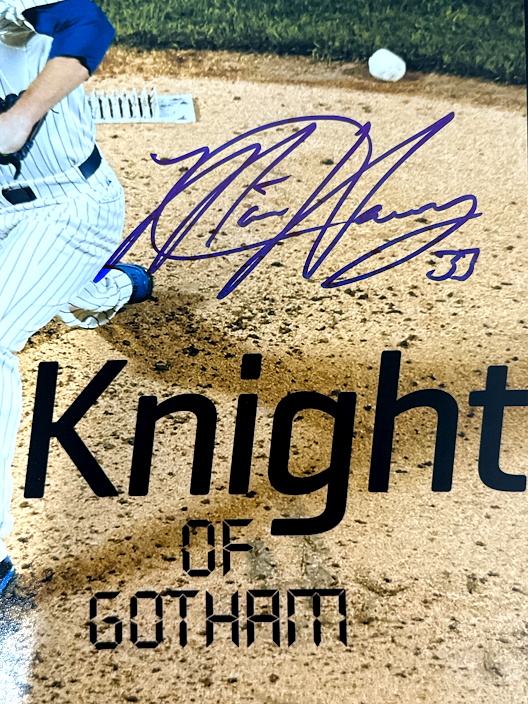 Matt Harvey Signed Sports Illustrated SI The Dark Knight 16x20 Photo Steiner COA