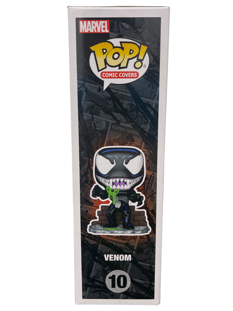 Tom Hardy Signed Venom Funko Pop Comic #10 w Sam De La Rosa Sketch BAS JSA COA B