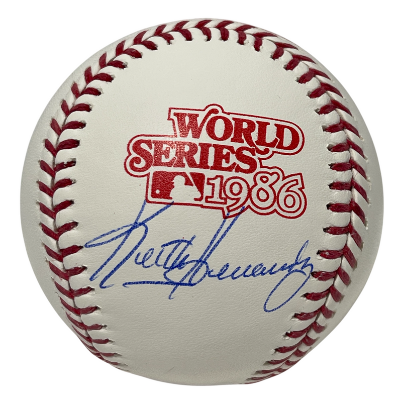 Keith Hernandez Signed Auto 1986 World Series WS Baseball Beckett Wit. BAS COA