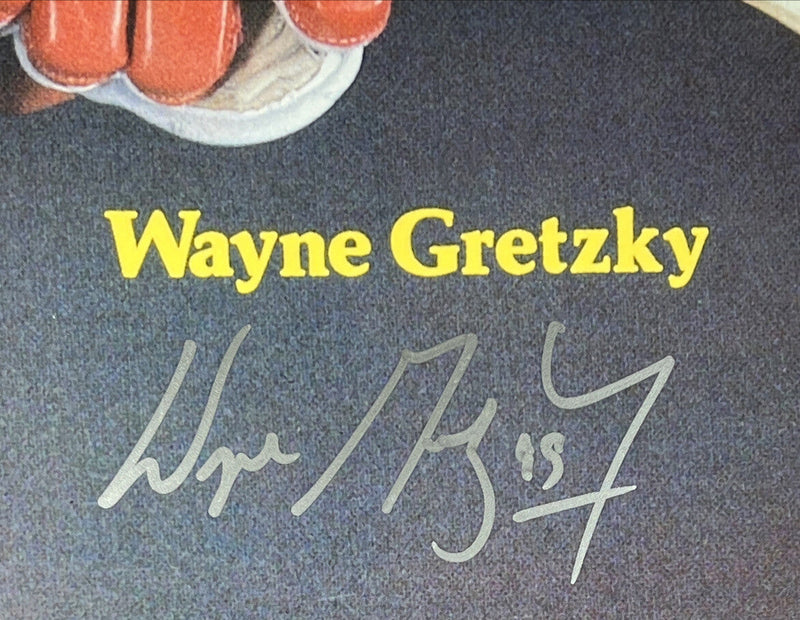 Wayne Gretzky Signed Framed 16x20 Photo SI Sportsman of the Year UDA COA