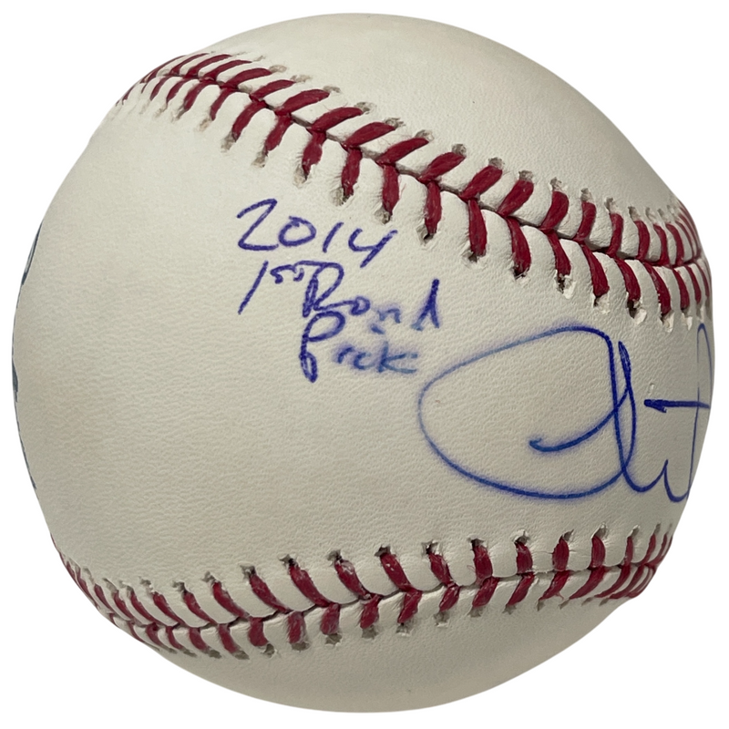 Luke Weaver Signed ROMLB Baseball w/ 2014 1st Round Pick NY Yankees LSCM COA