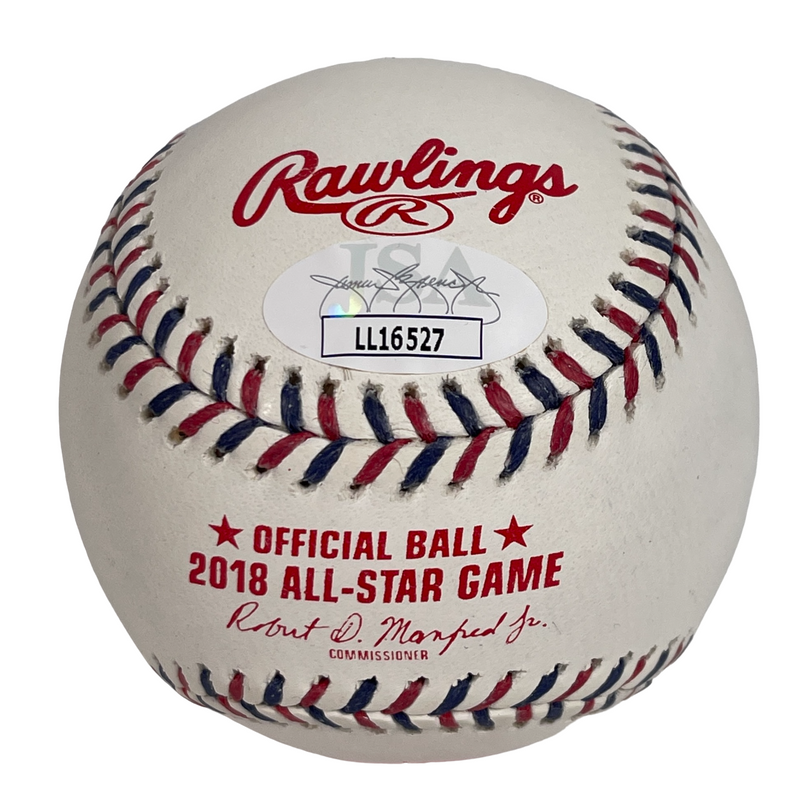 Max Scherzer Signed 2018 All Star Game ROMLB Baseball JSA COA Nationals A