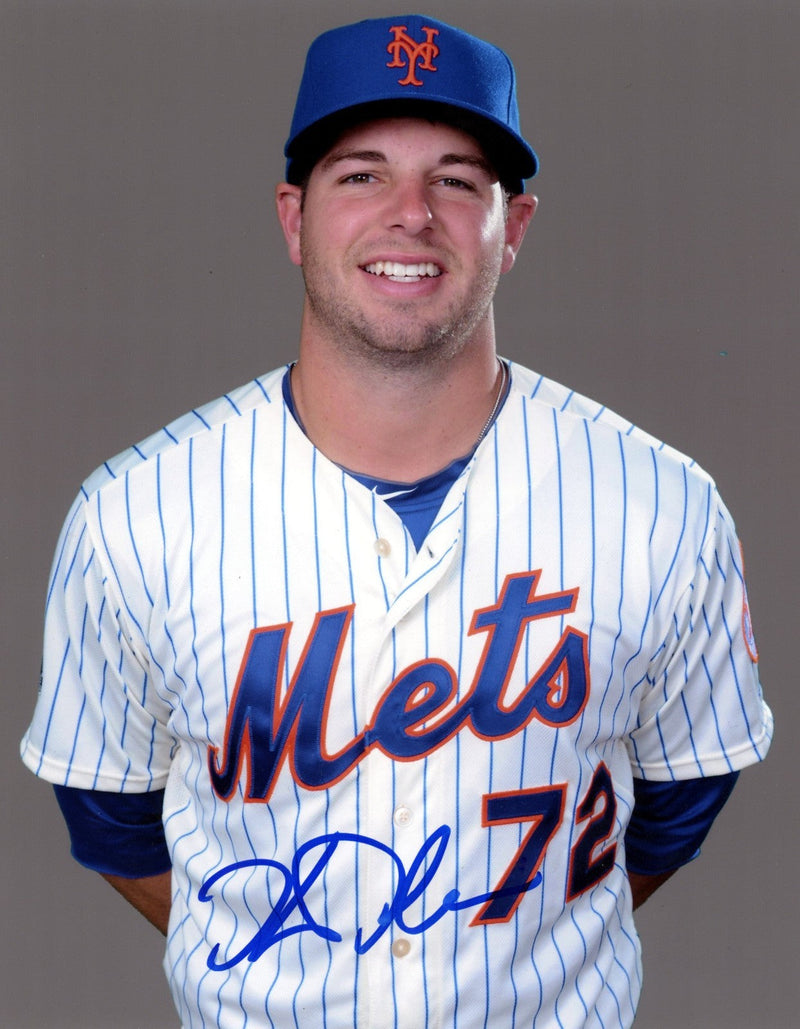 Kevin Plawecki Signed Autographed New York Mets 8x10 Photo LSCM COA #4