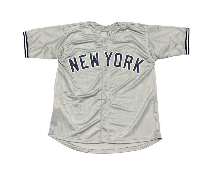 Johnny Damon Signed Yankees Custom Jersey w/ 09 WS Champs Beckett Wit BAS COA