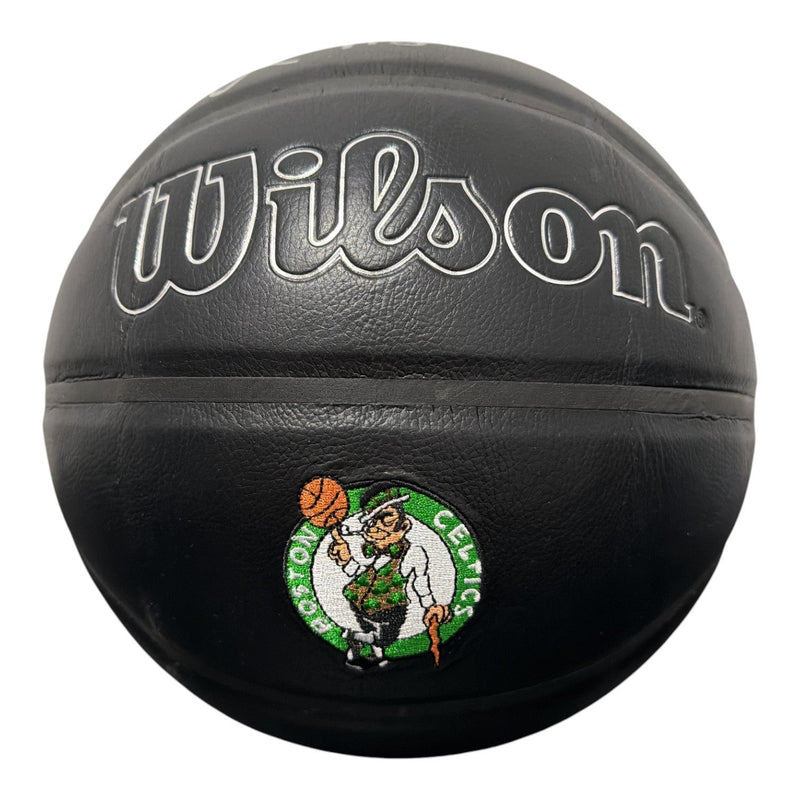 Larry Bird Signed Boston Celtics Premier Black Basketball JSA W COA Bird Holo A
