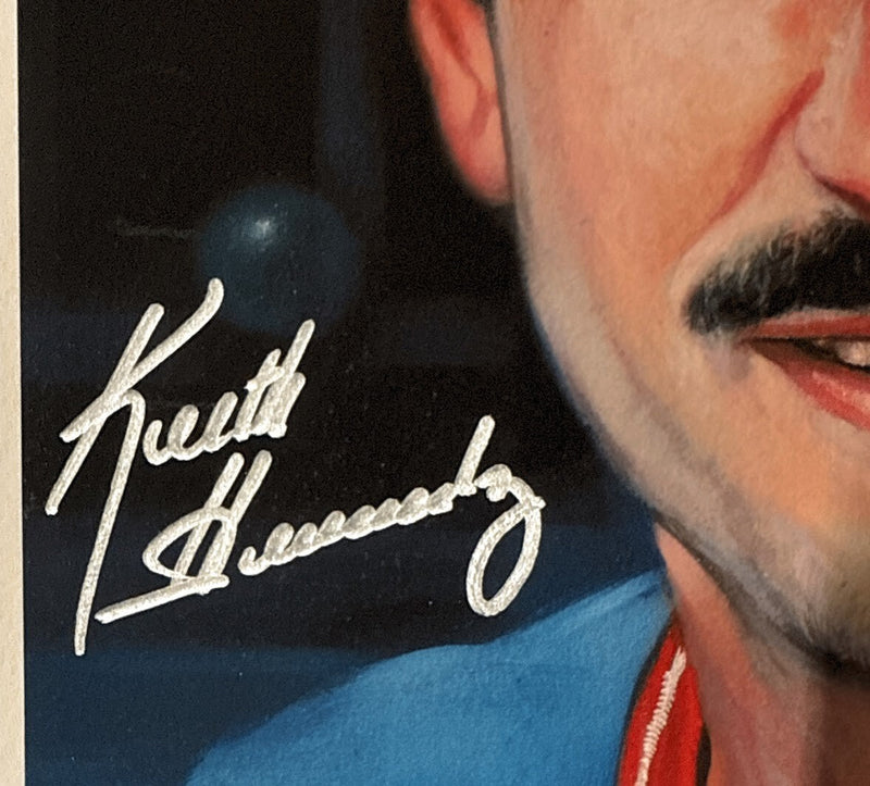 Keith Hernandez Signed Auto 11x17 Topps Living Print w/ 86 WSC Beckett BAS COA