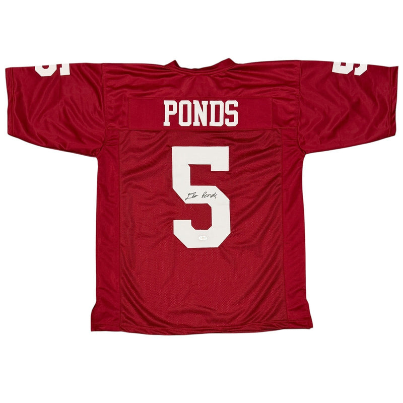 D'Angelo Ponds Signed Indiana Hoosiers Custom Jersey JSA Witness COA