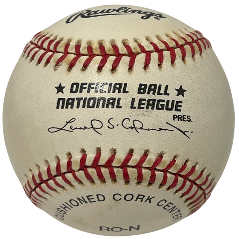 Todd Dunwoody Signed National League ONL Baseball Florida Marlins LSCM COA