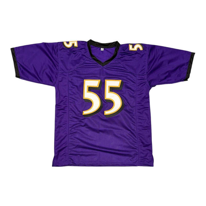 Terrell Suggs Signed Baltimore Ravens Custom Jersey JSA Witness COA