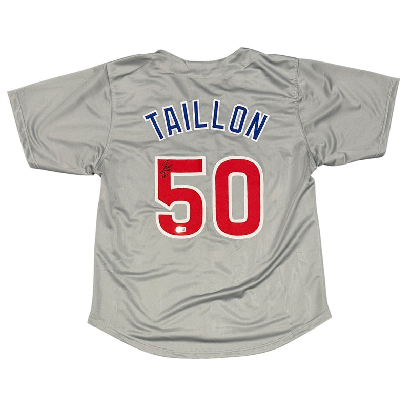 Jameson Taillon Signed Chicago Cubs Custom Jersey Beckett Witness BAS COA