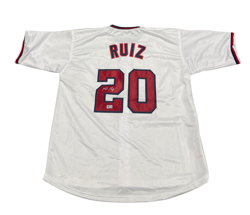 Keibert Ruiz Signed Washington Custom Jersey Beckett Witness BAS COA